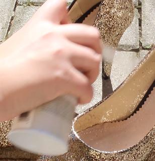 Bride, How To DIY Sparkly Shoes