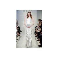 Theia SP15 Dress 10 - High-Neck Spring 2015 Metallic Full Length Theia Sheath - Nonmiss One Wedding