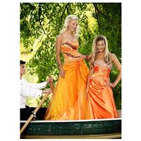 Exclusively Designed for The Cool Book 4191026 Orange/Red,Turquoise/Lime Dress - The Unique Prom Sto