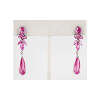 Helens Heart Earrings JE-E-025-1-S-Pink Helen's Heart Earrings - Rich Your Wedding Day