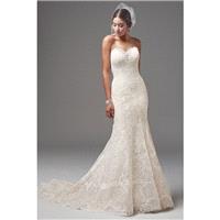 Style Phillipa by Sottero and Midgley - Floor length OrganzaTulle Fit-n-flare Sleeveless Sweetheart