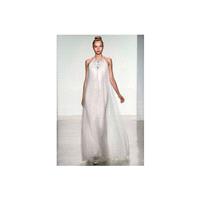 Amsale FW14 Dress 12 - Sleeveless White Sheath Amsale Full Length Fall 2014 - Nonmiss One Wedding St