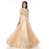 Champagne Tony Bowl Le Gala Gowns Long Island Le Gala by Mon Cheri 116558 Le Gala Prom by Mon Cheri