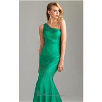 Ruched Bodice Beaded Gown by NightMoves by Allure A500 - Bonny Evening Dresses Online