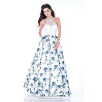 Charcoal/Multi Mon Cheri MCE21638 - Ball Gowns Dress - Customize Your Prom Dress