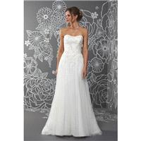 Claire by Romantica of Devon - Tulle Floor Strapless Body-skimming Wedding Dresses - Bridesmaid Dres