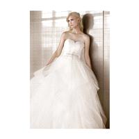 Essense of Australia - 2013 - Style D1403 Strapless Tulle Ball Gown Wedding Dress with a Lace Sweeth