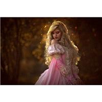 Sale!  Pink Ombre Sleeping Beauty Princess Medieval Fantasy Gown Size Medium - Hand-made Beautiful D