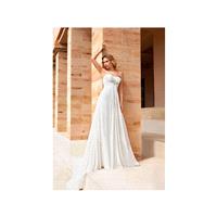Vestido de novia de Demetrios Modelo DR186 - 2014 Imperio Palabra de honor Vestido - Tienda nupcial