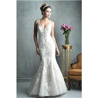 Allure Couture Style C322 by Allure Couture - Ivory  White  Champagne Lace  Tulle Illusion back Floo