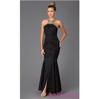 Floor Length Jewel Embellished Dress - Brand Prom Dresses|Beaded Evening Dresses|Unique Dresses For