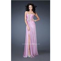 Aquamarine La Femme 18571 - Chiffon High Slit Dress - Customize Your Prom Dress