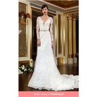 Intuzuri - Danika 2015 Floor Length Deep V-neck A-line Short sleeve Long - Formal Bridesmaid Dresses