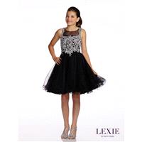 Lexie by Mon Cheri TW11660 Dress - Short Lexie by Mon Cheri Junior Bridesmaid Party A Line Illusion,