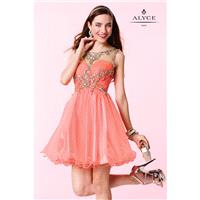 Coral Alyce Paris Homecoming 3674 - Brand Wedding Store Online