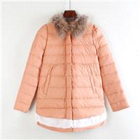 Vogue Slimming White Winter Duck Down Feather jacket Coat - Lafannie Fashion Shop