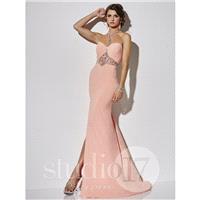 Studio 17 12557 Racer Sheer Back Prom Dress - Brand Prom Dresses|Beaded Evening Dresses|Charming Par