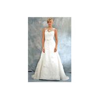 Jenny Lee FW12 Dress 5 - Full Length A-Line Jenny Lee Fall 2012 High-Neck White - Rolierosie One Wed
