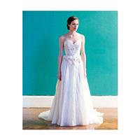 Carol Hannah - Spring 2013 - Versailles Strapless Crinkled Organza A-Line Wedding Dress with Floral