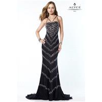 Alyce 2621 Prom Dress - Spaghetti Strap, Sweetheart Long Alyce Paris Fit and Flare, Fitted Prom Dres