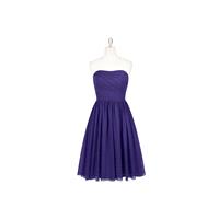 Regency Azazie Katie - Chiffon Knee Length Sweetheart Side Zip Dress - Charming Bridesmaids Store