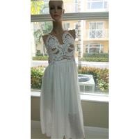White Beach Dress handmade Wedding Bride Long dress Maxi lace beach dress Resort Cruise - Hand-made