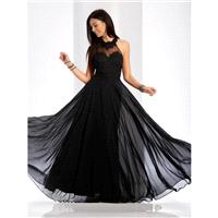 Clarisse - 3528 Jeweled Lace Applique Halter Gown - Designer Party Dress & Formal Gown
