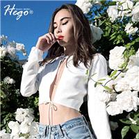 Must-have Vogue Sexy Hollow Out Summer Tie 9/10 Sleeves Crop Top Cardigan Top - Bonny YZOZO Boutique